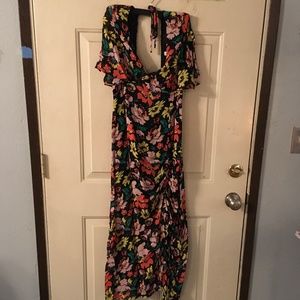 Mid length top shop floral dress